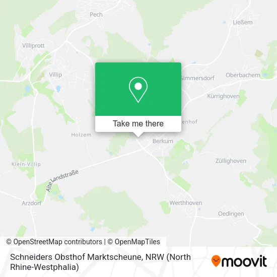 Карта Schneiders Obsthof Marktscheune