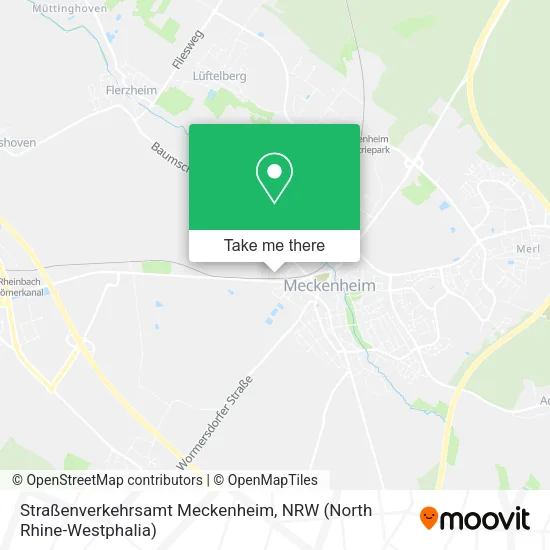 Карта Straßenverkehrsamt Meckenheim