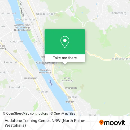 Vodafone Training Center map