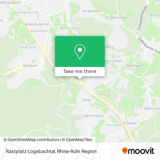 Rastplatz Logebachtal map