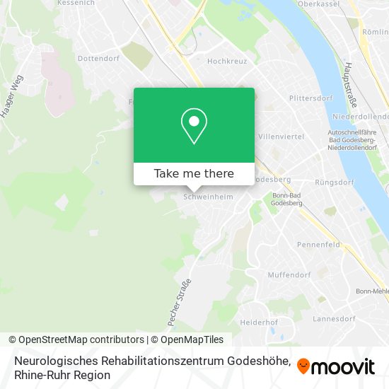 Neurologisches Rehabilitationszentrum Godeshöhe map