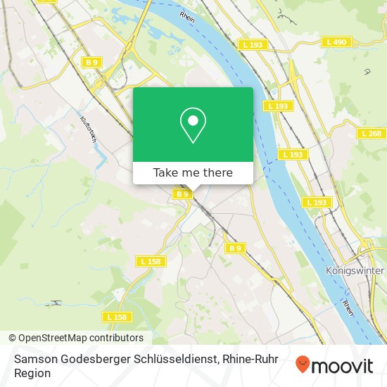 Samson Godesberger Schlüsseldienst map