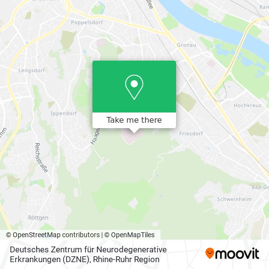 Deutsches Zentrum für Neurodegenerative Erkrankungen (DZNE) map