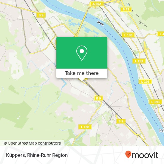 Küppers map