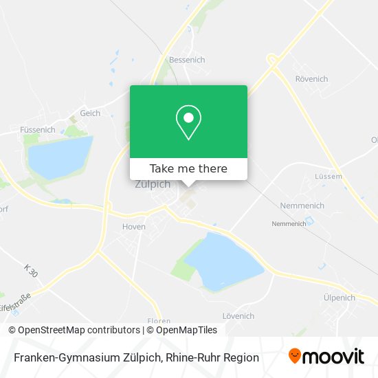 Franken-Gymnasium Zülpich map