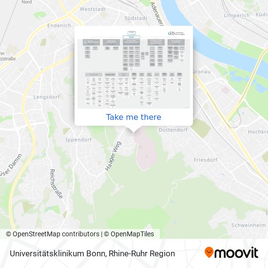 Карта Universitätsklinikum Bonn