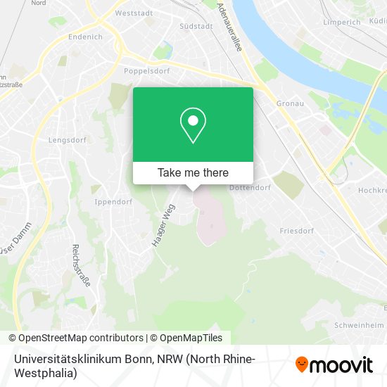 Universitätsklinikum Bonn map