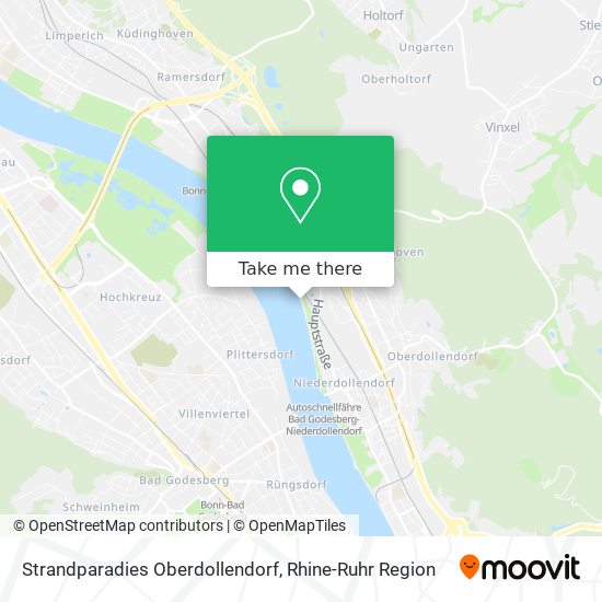 Strandparadies Oberdollendorf map