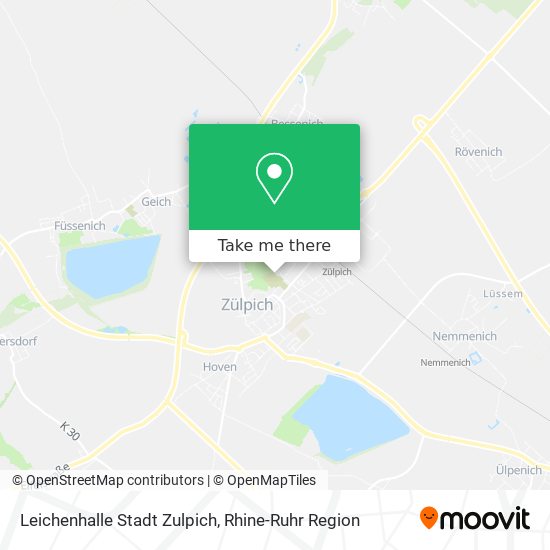 Leichenhalle Stadt Zulpich map