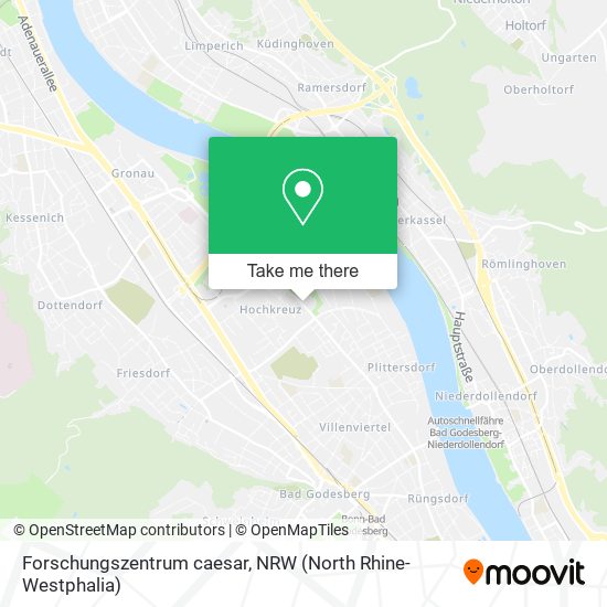 Forschungszentrum caesar map