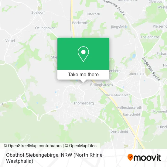Карта Obsthof Siebengebirge