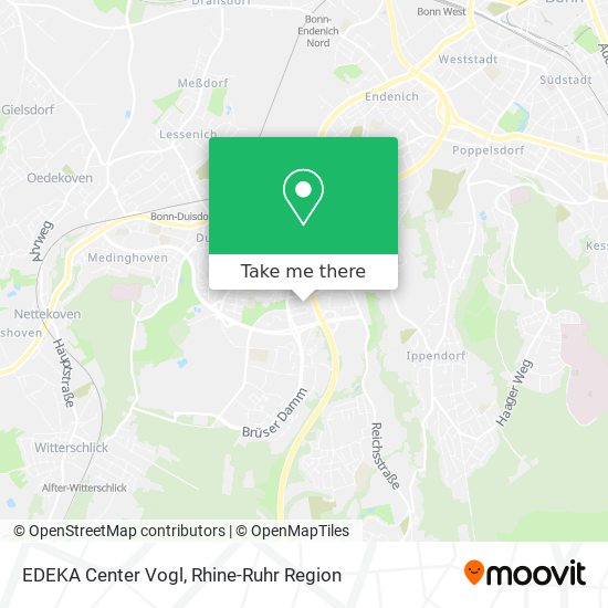 EDEKA Center Vogl map