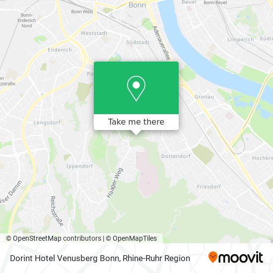 Dorint Hotel Venusberg Bonn map