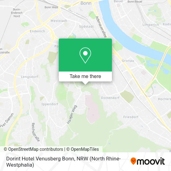 Карта Dorint Hotel Venusberg Bonn