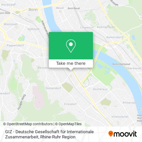 GIZ - Deutsche Gesellschaft für Internationale Zusammenarbeit map