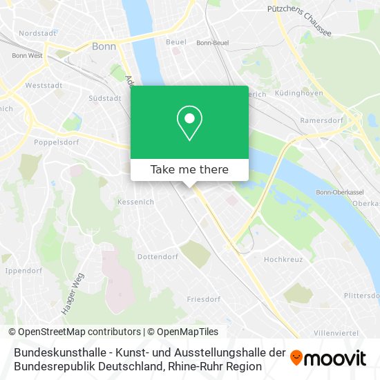 Bundeskunsthalle - Kunst- und Ausstellungshalle der Bundesrepublik Deutschland map