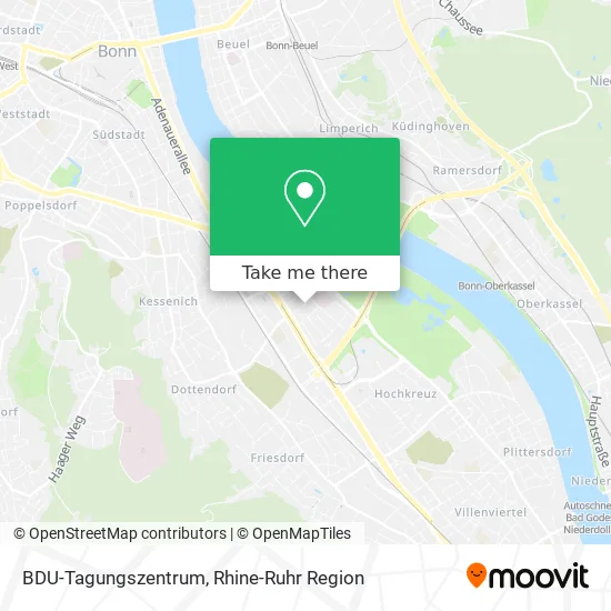 Карта BDU-Tagungszentrum