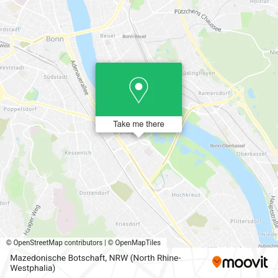 Карта Mazedonische Botschaft