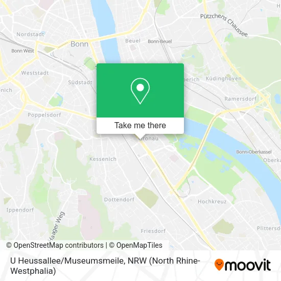 Карта U Heussallee/Museumsmeile