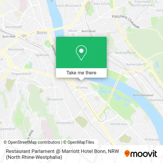 Карта Restaurant Parlament @ Marriott Hotel Bonn