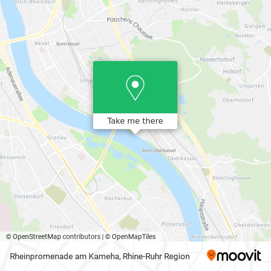 Rheinpromenade am Kameha map