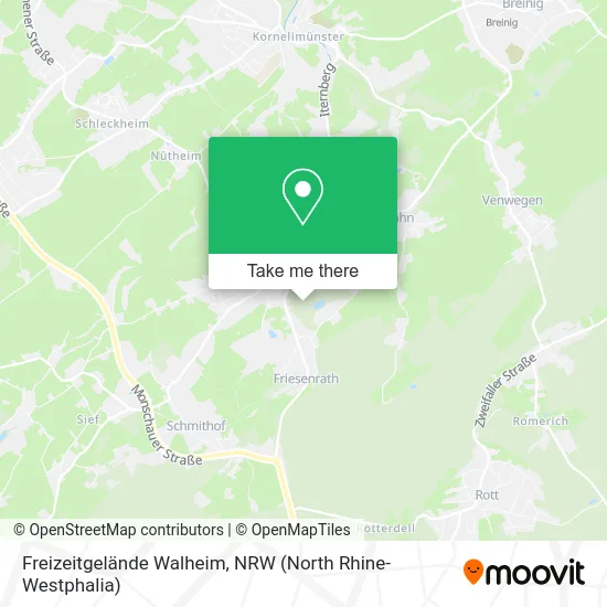 Карта Freizeitgelände Walheim