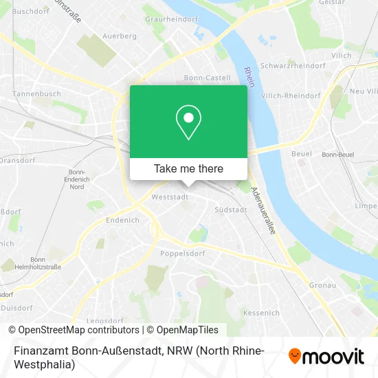 Карта Finanzamt Bonn-Außenstadt