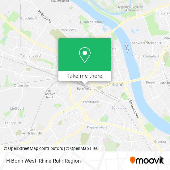 H Bonn West map