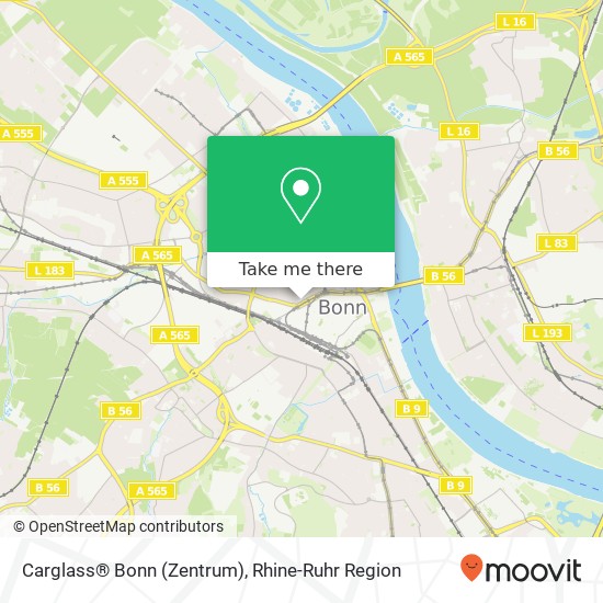 Carglass® Bonn (Zentrum) map