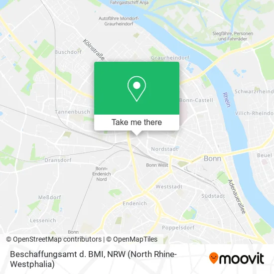Карта Beschaffungsamt d. BMI
