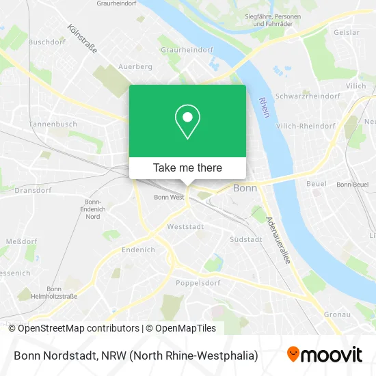 Карта Bonn Nordstadt