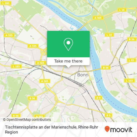 Tischtennisplatte an der Marienschule map