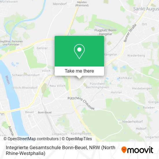 Карта Integrierte Gesamtschule Bonn-Beuel