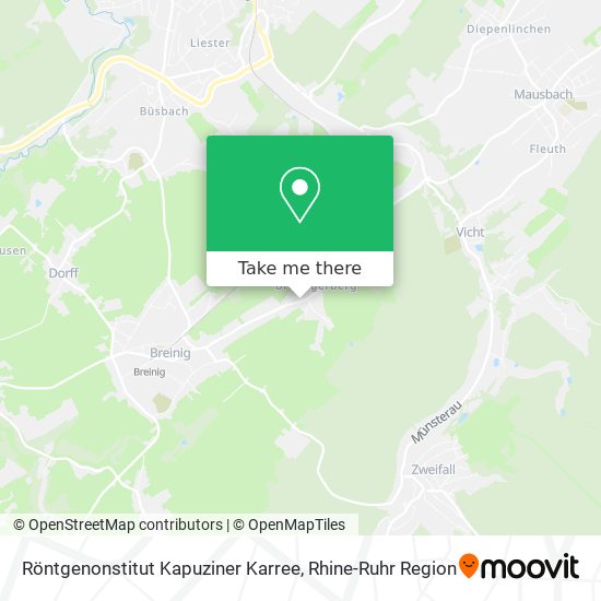 Röntgenonstitut Kapuziner Karree map