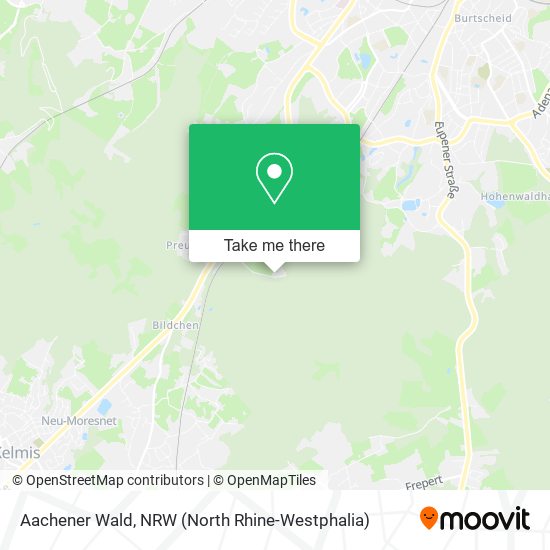 Карта Aachener Wald