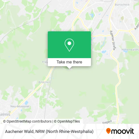 Карта Aachener Wald