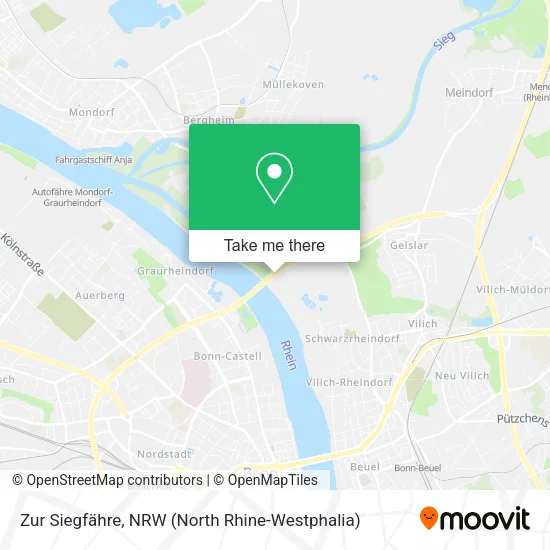 Карта Zur Siegfähre