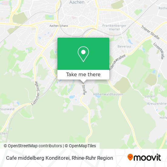 Cafe middelberg Konditorei map