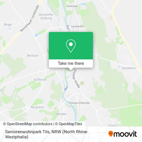 Карта Seniorenwohnpark Tils