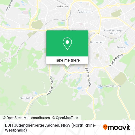 Карта DJH Jugendherberge Aachen