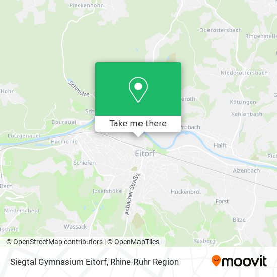 Siegtal Gymnasium Eitorf map