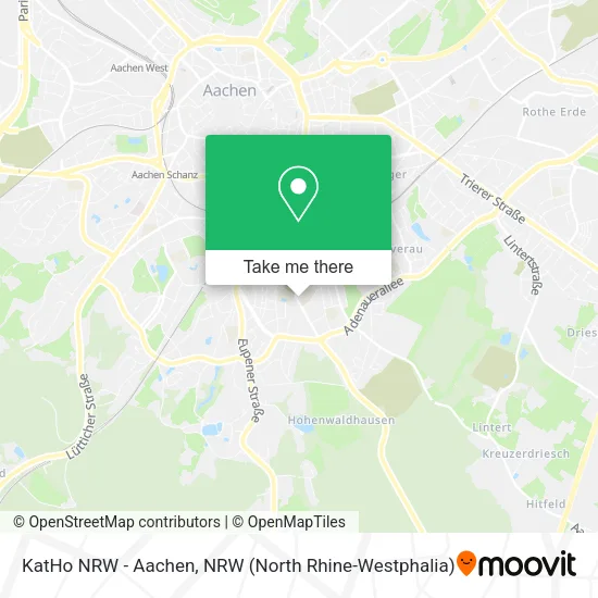 Карта KatHo NRW - Aachen