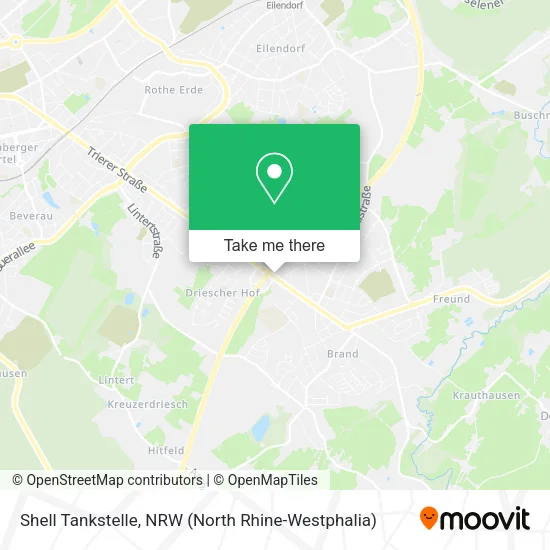 Карта Shell Tankstelle
