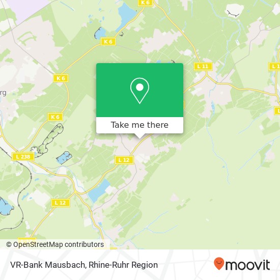 VR-Bank Mausbach map