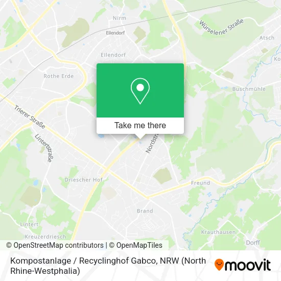 Карта Kompostanlage / Recyclinghof Gabco