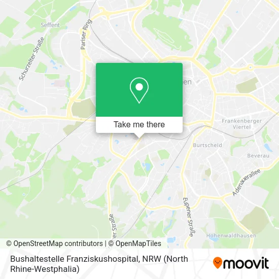 Bushaltestelle Franziskushospital map