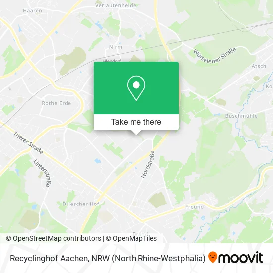 Карта Recyclinghof Aachen