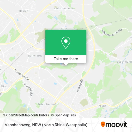 Карта Vennbahnweg
