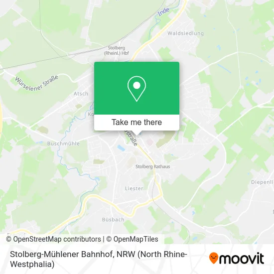 Карта Stolberg-Mühlener Bahnhof