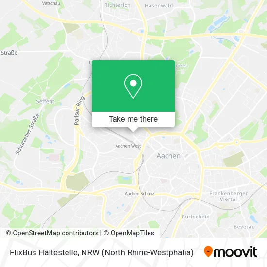 Карта FlixBus Haltestelle